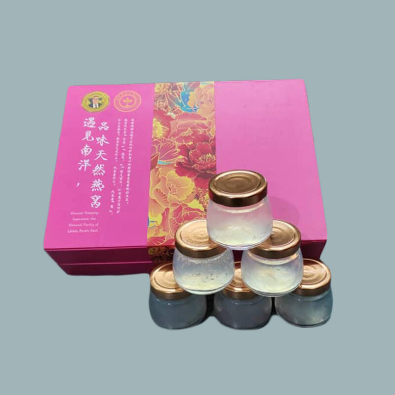 马会长优质品 天然纯正鲜炖(浓缩)金丝净燕/窝(120mlX3.5克/瓶X6瓶/盒) - Image 2