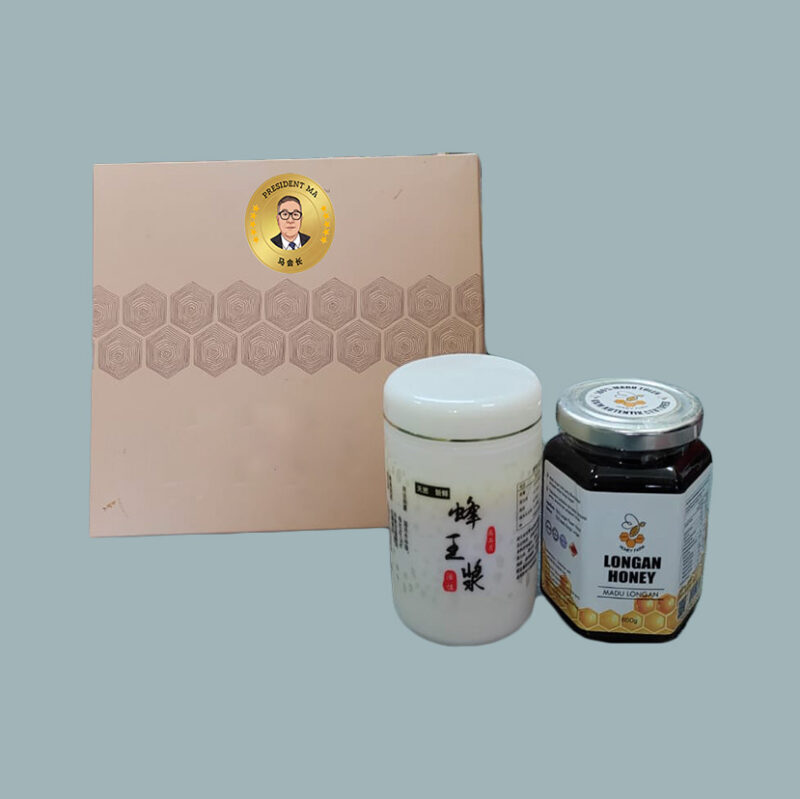 马会长优质品 蜂王浆配搭龙眼花蜂蜜/套